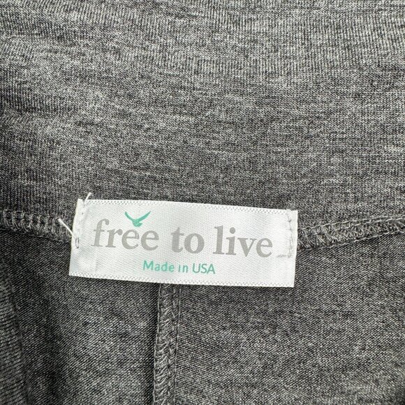 Free to Live Made in The USA Soft Comfy Fold-Over Maxi Skirt Women's Size M - Picture 6 of 7